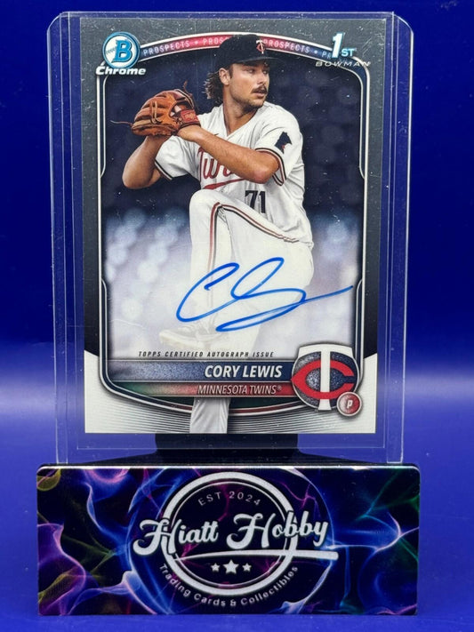 2025 Bowman Chrome - Cory Lewis #CPA-CLE - Auto