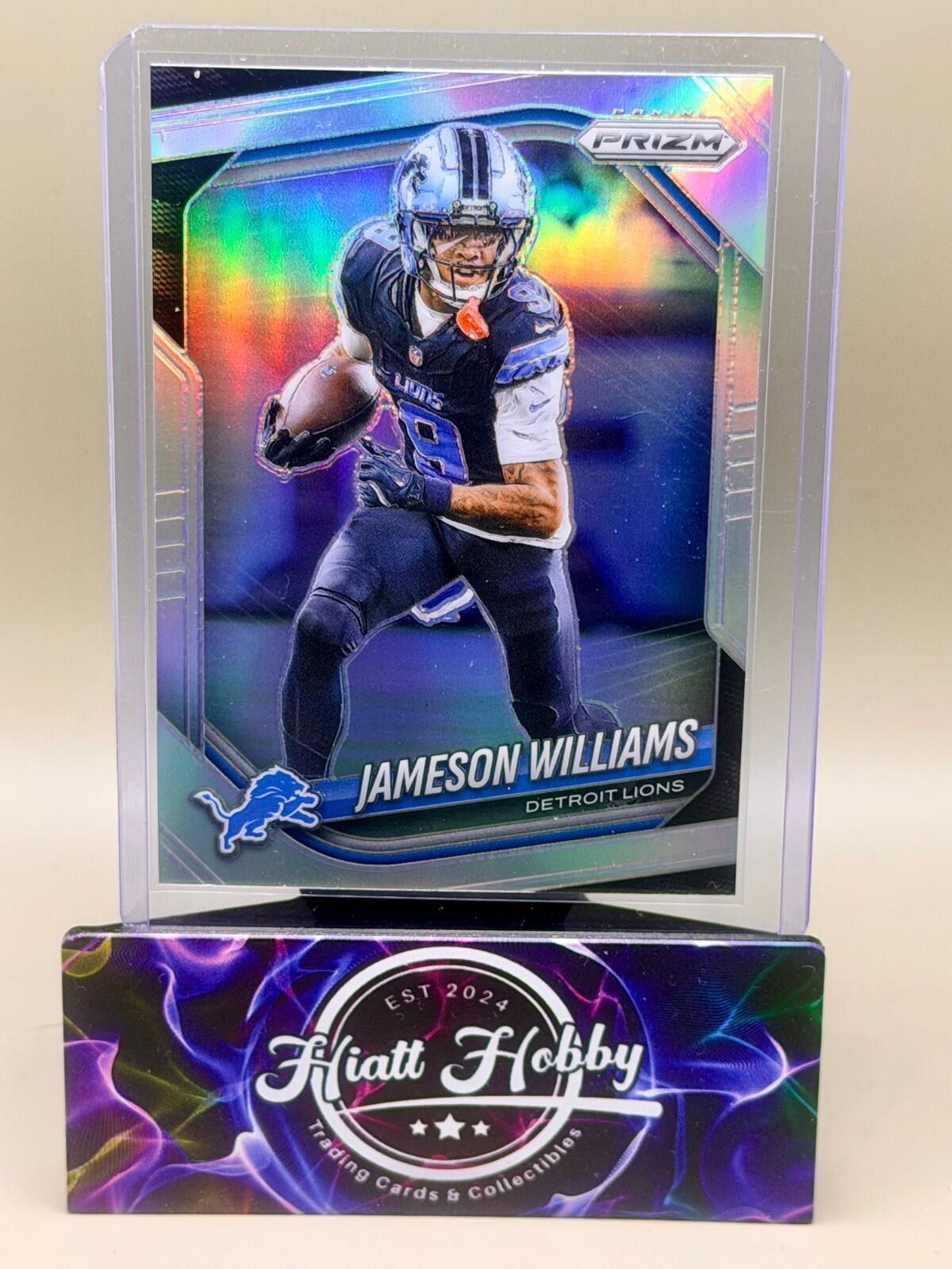 2025 Panini Prizm Football - #276 Jameson Williams - Silver Holo Prizm