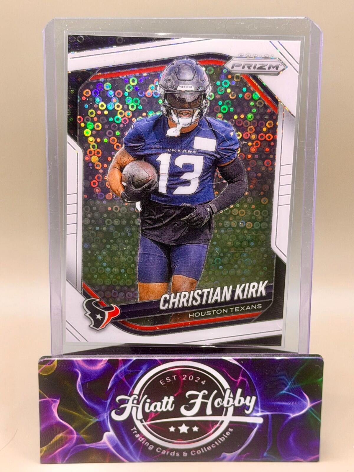 2025 Panini Prizm Football - #3 Christian Kirk - White Disco Prizm