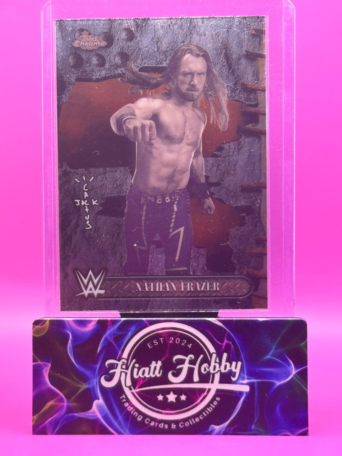2025 Topps Chrome Cactus Jack WWE - Nathan Frazer #97