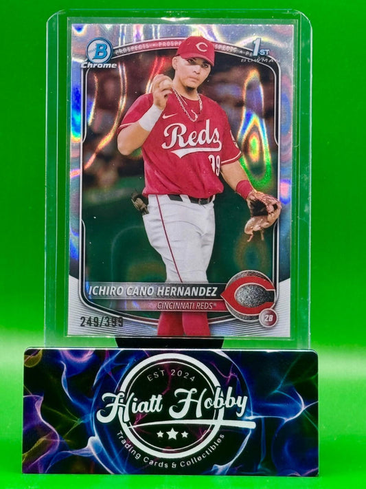 2025 Bowman Chrome - Ichiro Cano Hernandez #BCP-18 - Lava Refractor /399