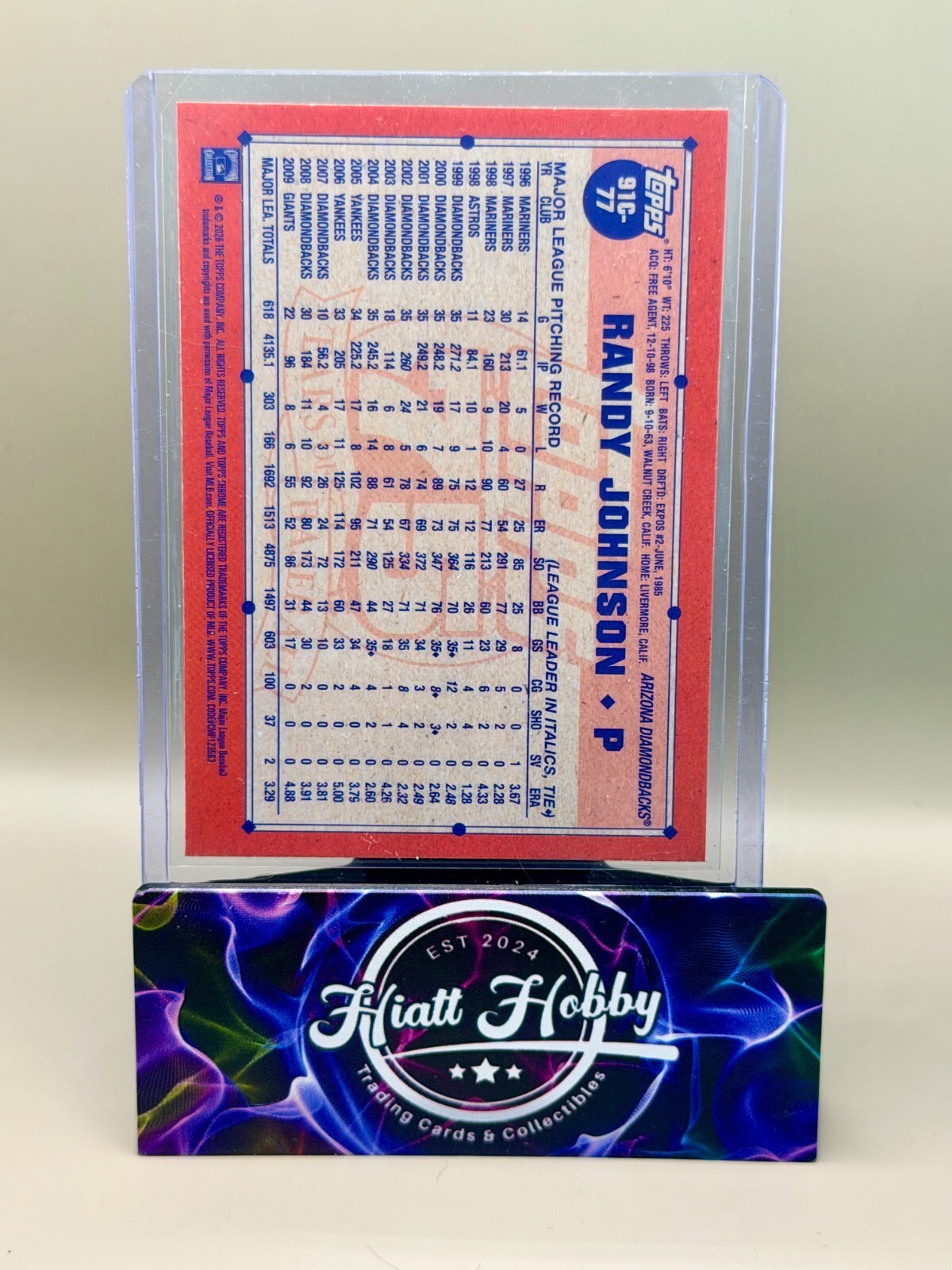 2026 Topps Series 1 - #91C-77 Randy Johnson - 35th Anniversary Silver Pack Mojo
