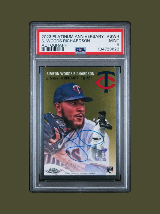 2023 Topps Chrome Platinum Anniversary - Simeon Woods Richardson - Auto - PSA 9
