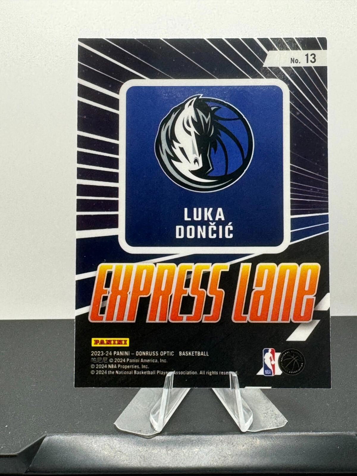 2023-24 Panini Donruss Optic - Express Lane #13 Luka Dončić