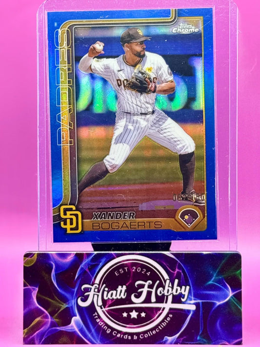 2025 Topps Chrome - Xander Bogaerts #229 - Blue Refractor /150