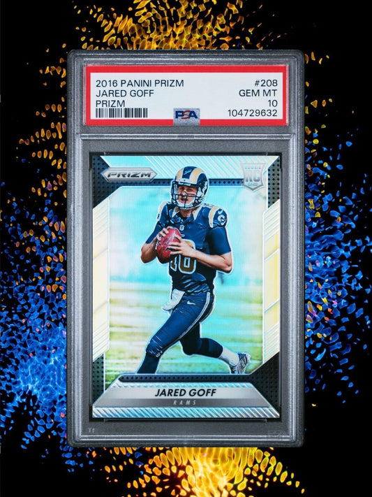 2016 Panini Prizm Football - Jared Goff #208 - Silver Prizm - PSA 10 (RC)