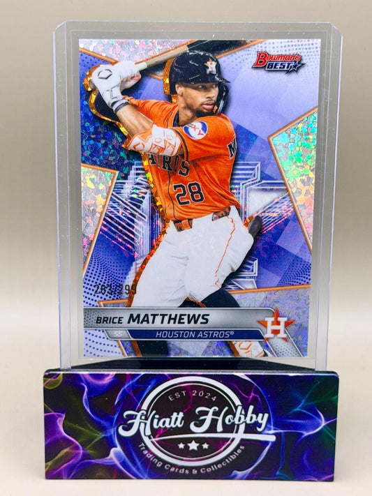 2025 Bowman's Best - #TP-18 Brice Matthews - Mini Diamond /299 (RC)
