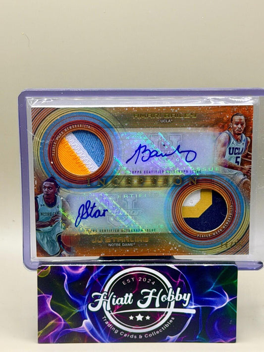 2022-23 Bowman U Inception - Amari Bailey / JJ Starling - Dual Relic Auto /25