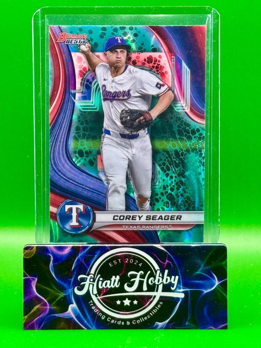 2024 Bowman's Best - Corey Seager #67 - Aqua Refractor /199