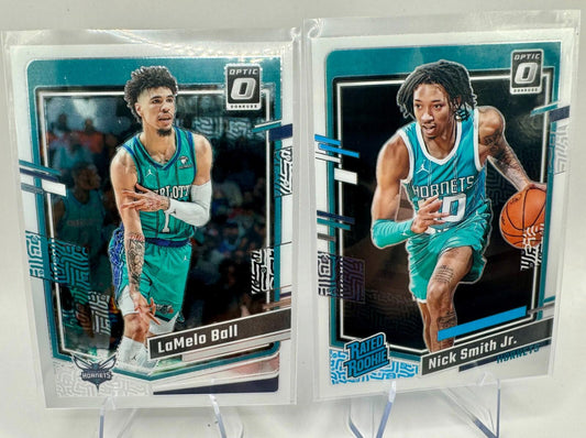 2023 Panini Donruss Optic Basketball - Charlotte Hornets - Lot of 2