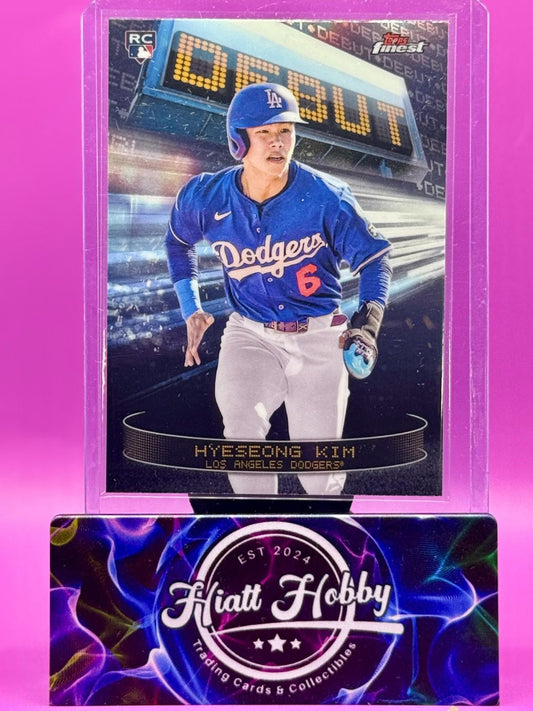 2025 Topps Finest - Hyeseong Kim #D-29 - Debut (RC)