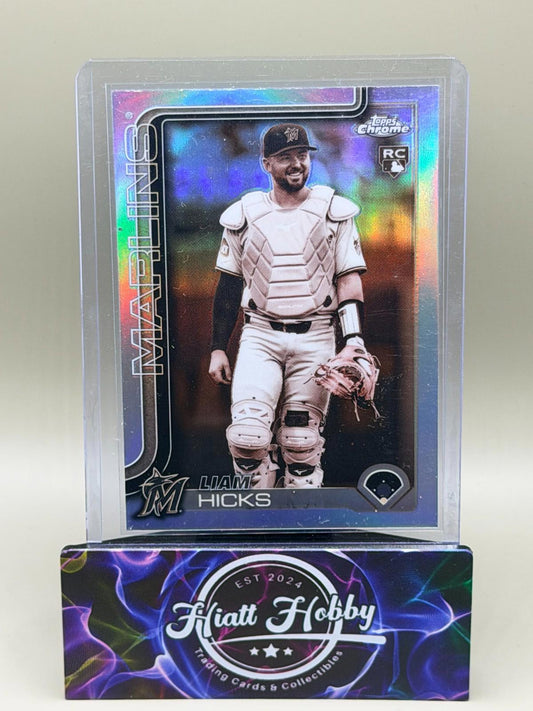 2025 Topps Chrome Update - Liam Hicks #USC86 - Sepia Refractor (RC)