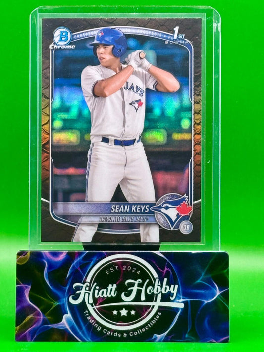 2025 Bowman Chrome - Sean Keys #BCP-89 - Reptillian Refractor