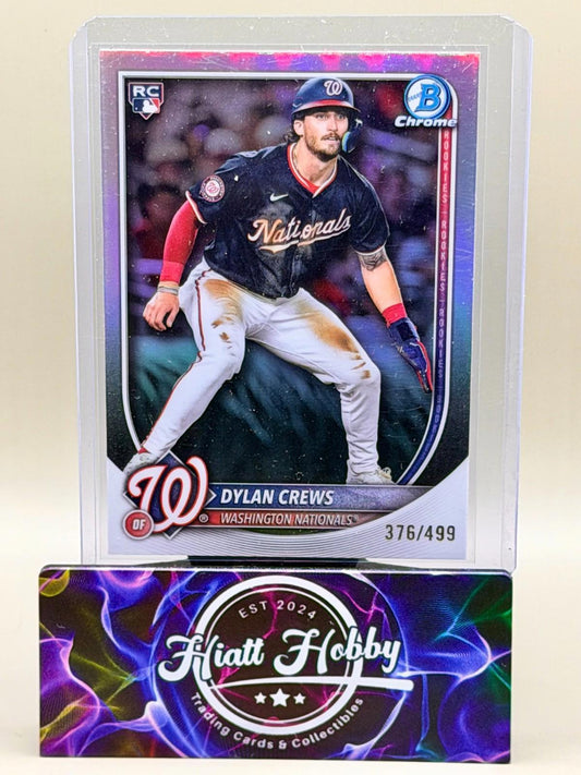 2025 Bowman Chrome - Dylan Crews #3 - Refractor /499 (RC)