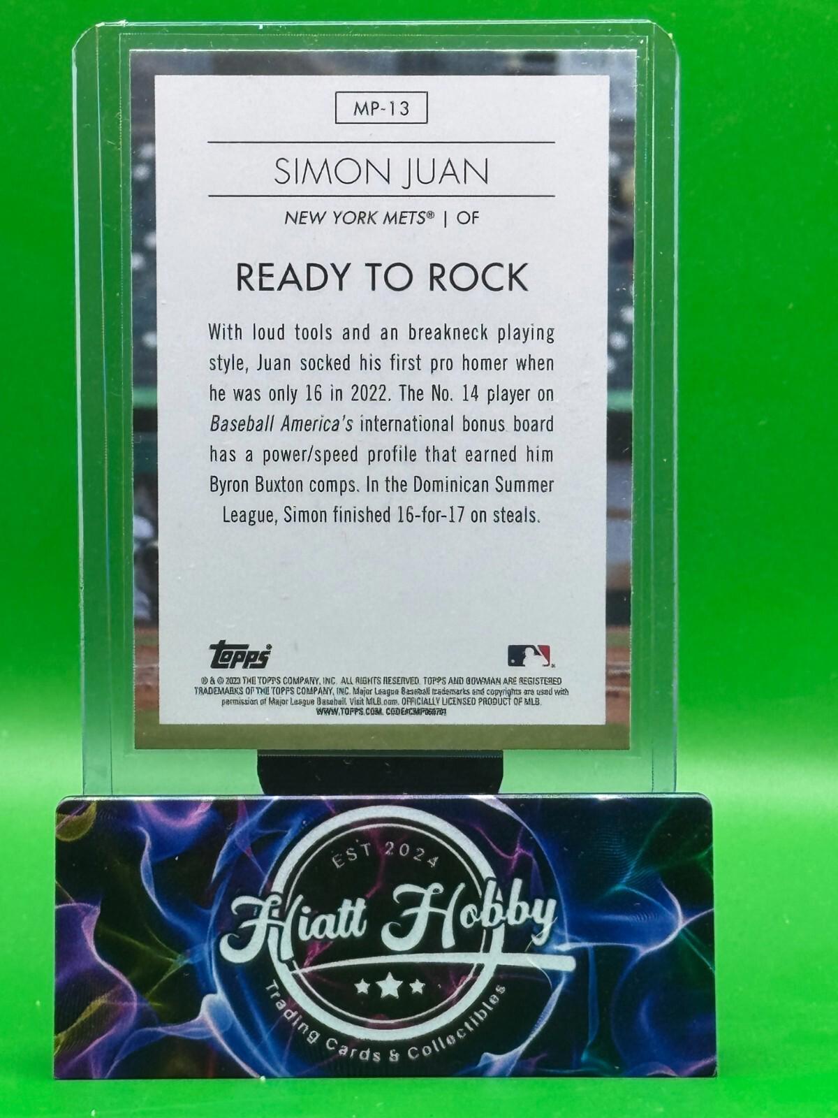 2023 Bowman - Modern Prospects Simon Juan #MP-13 (RC)