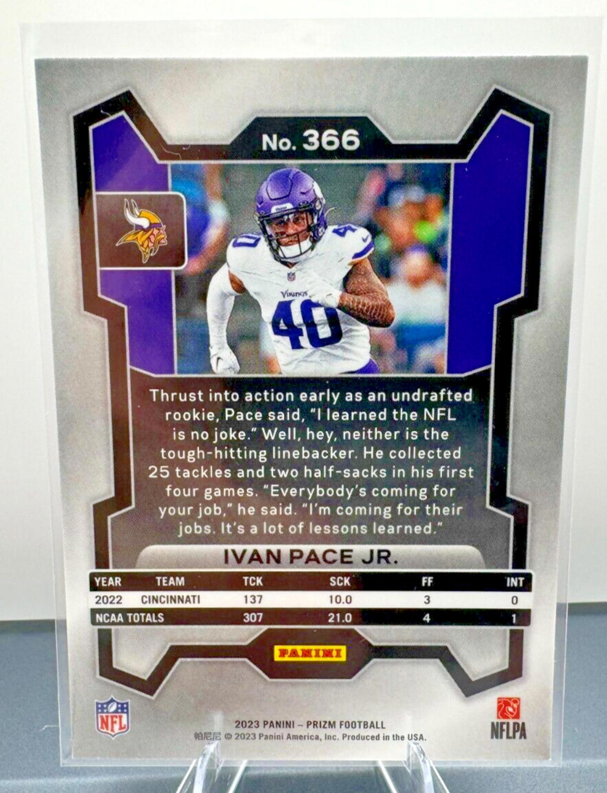 2023 Panini Prizm Football Rookies and Green Prizm - LOT of 3
