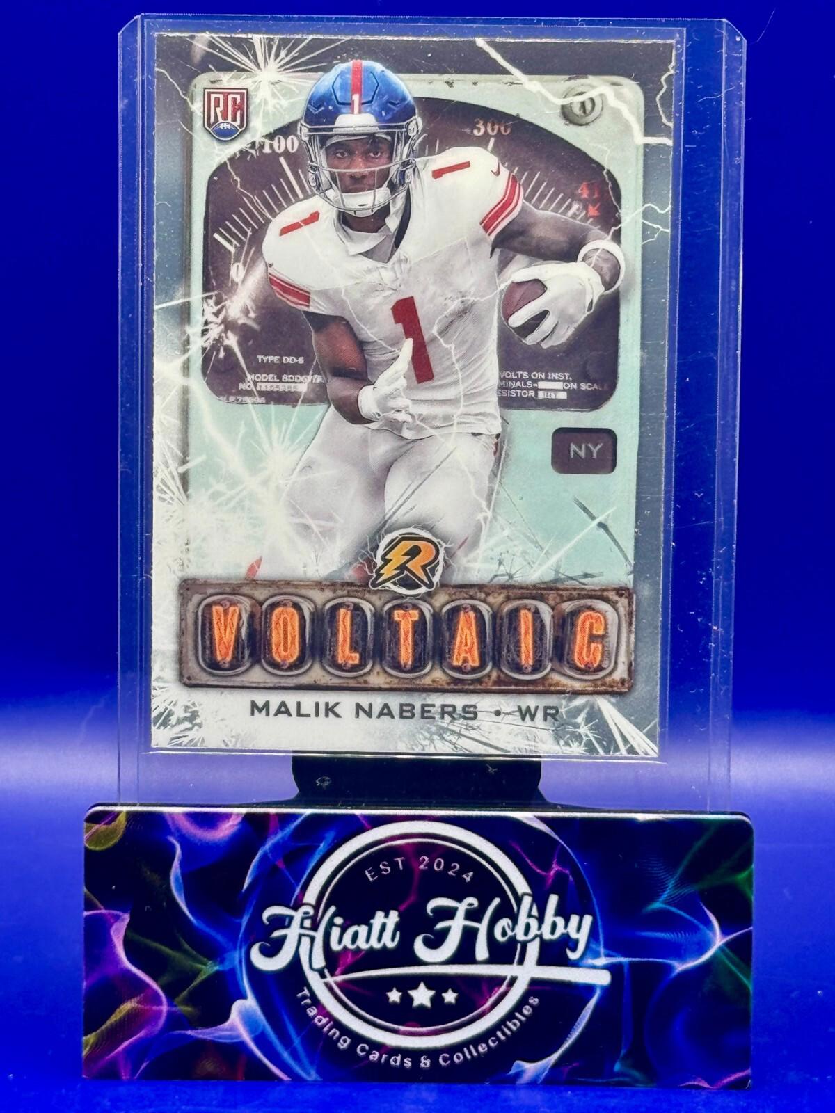 2024 Topps Resurgence - Malik Nabers #V-6 - Voltaic (RC)
