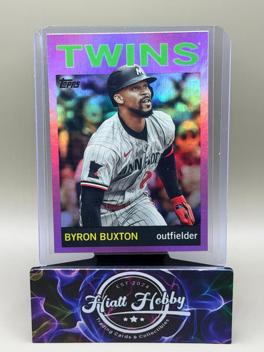 2025 Topps Archives - 1964 Topps Byron Buxton #67 Pink Foilboard
