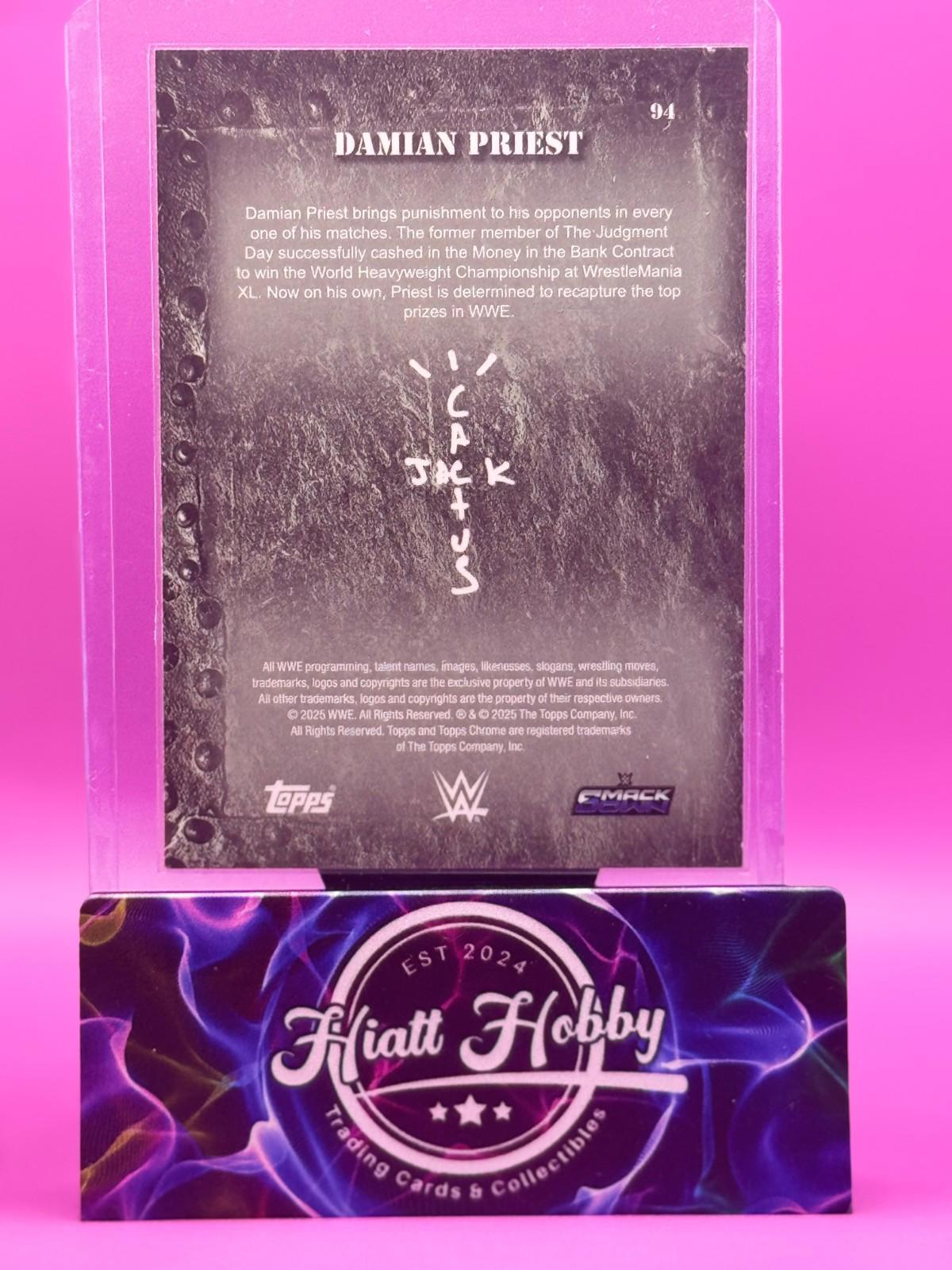 2025 Topps Chrome Cactus Jack WWE - Damian Priest #94