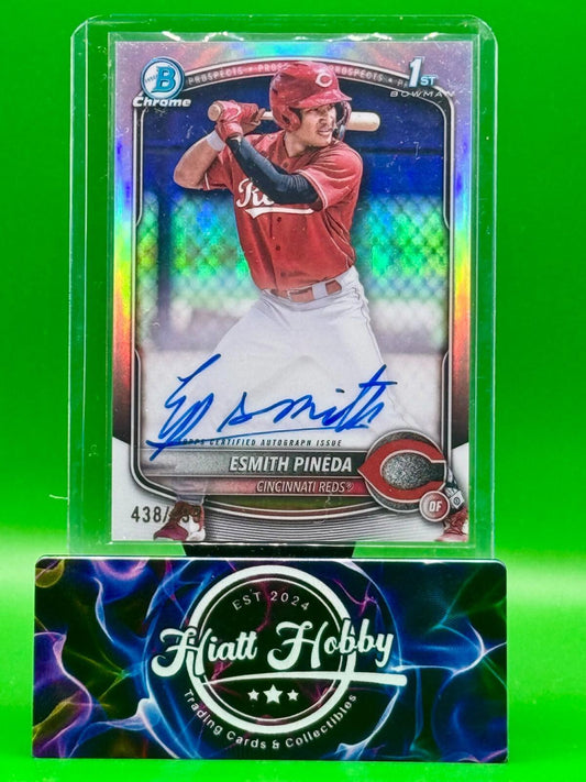 2025 Bowman Chrome - Esmith Pineda #CPA-EP - Refractor Auto /499