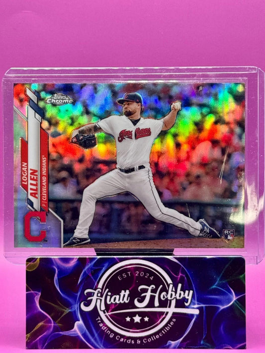 2020 Topps Chrome - Logan Allen #155 - Refractor (RC)