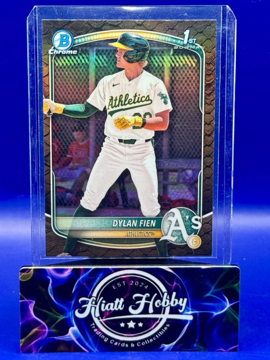 2025 Bowman - Chrome Prospects Dylan Fien #BCP-47 - Reptillian Refractor (RC)