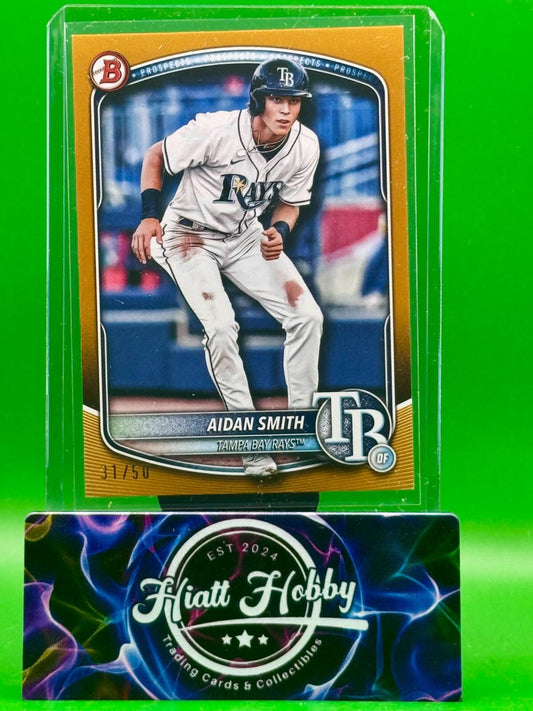 2025 Bowman - Aidan Smith #BP-81 - Gold Border /50