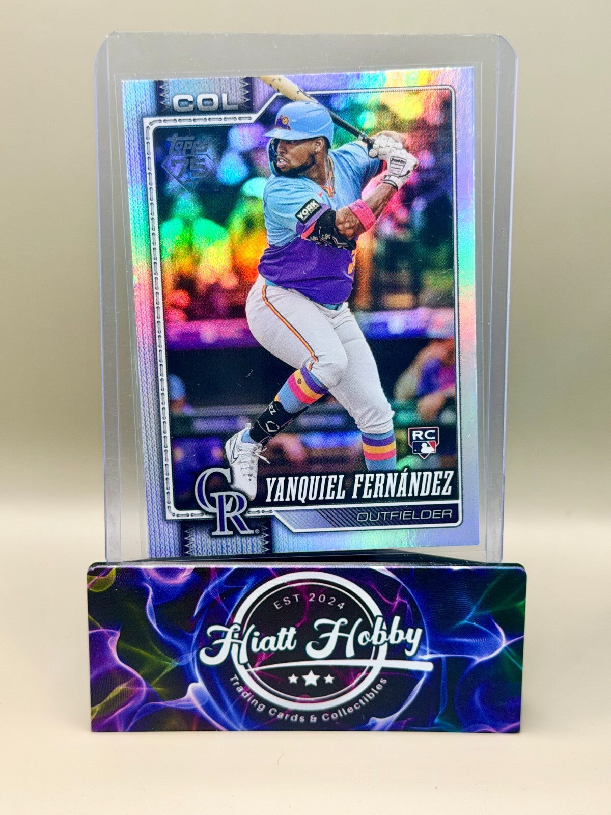 2026 Topps Series 1 - #116 Yanquiel Fernandez - Rainbow Foil (RC)