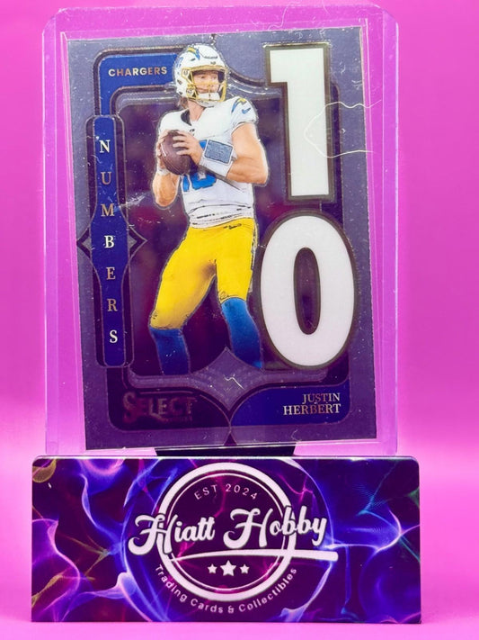2024 Panini Select - Justin Herbert #17 - Numbers