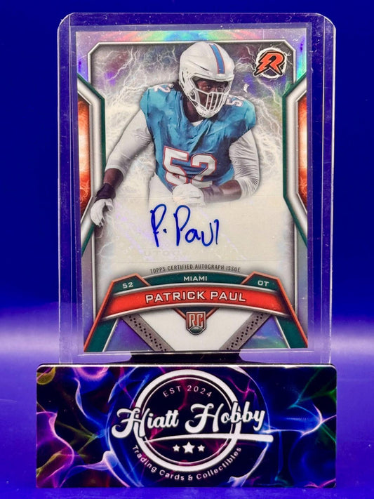 2024 Topps Resurgence - Patrick Paul #RRS-PP (RC, AU) - Refractor Auto (RC, AU)