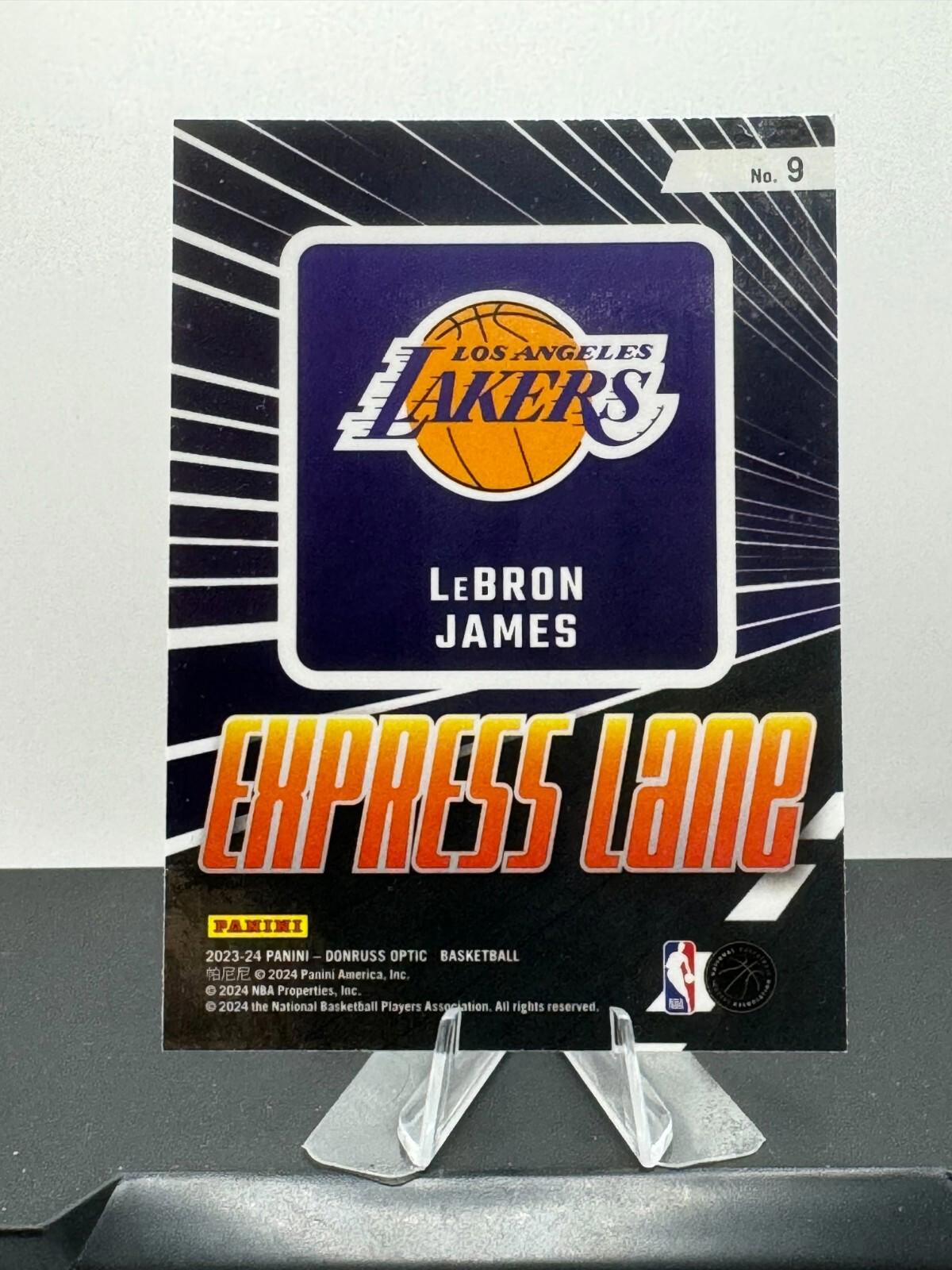 2023-24 Panini Donruss Optic - Express Lane #9 LeBron James
