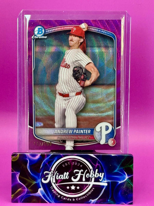 2025 Bowman Chrome - Andrew Painter #BCP-116 - Fuchsia Wave Refractor /199
