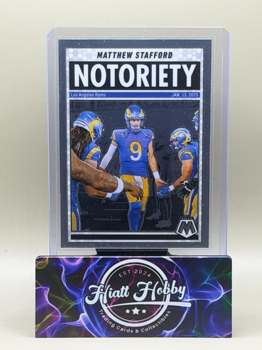 2025 Panini Mosaic Football - #7 Matthew Stafford - Notoriety