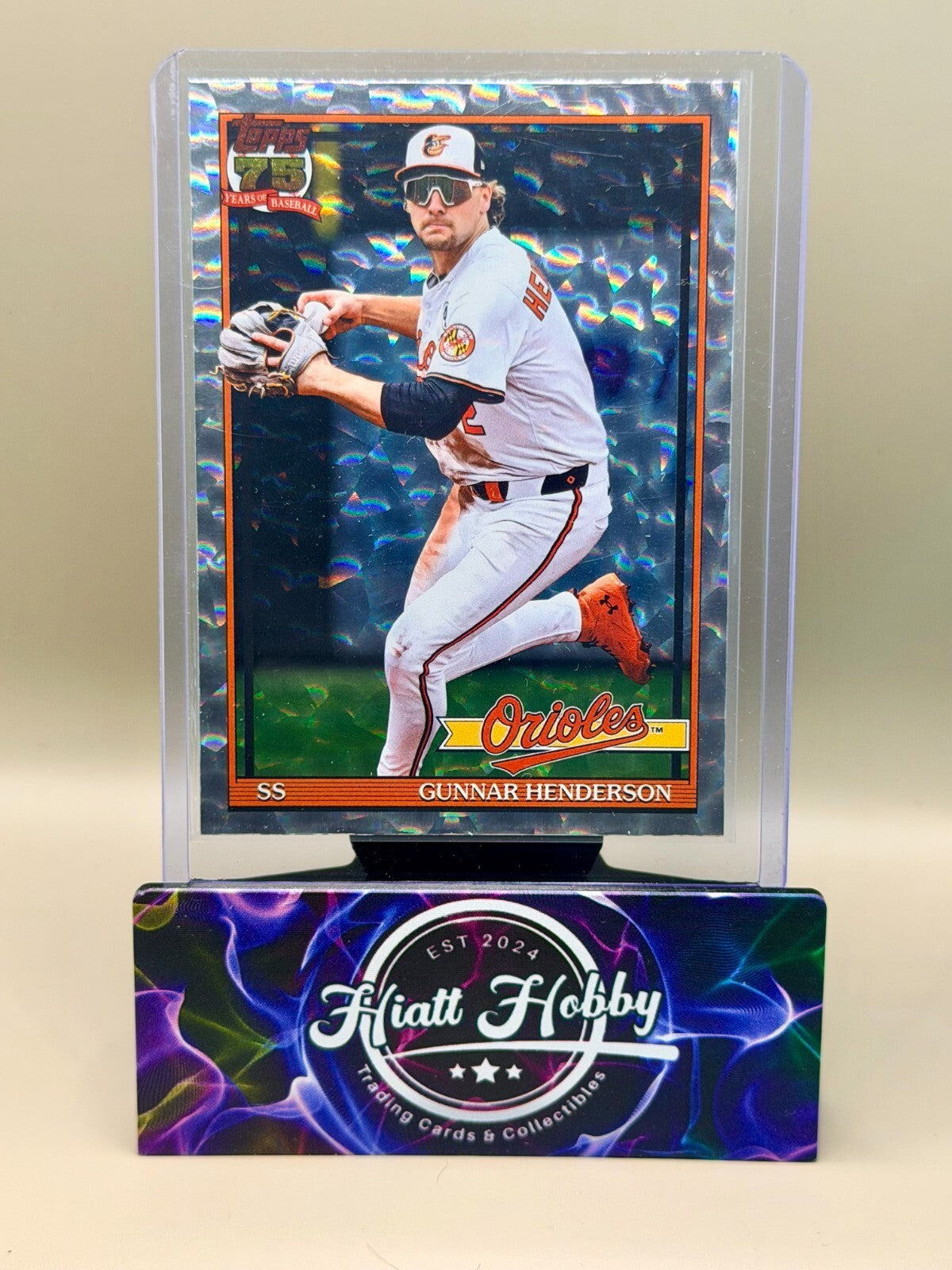 2026 Topps Series 1 - #T91-49 Gunnar Henderson - 1991 Topps - Crackleboard Foil