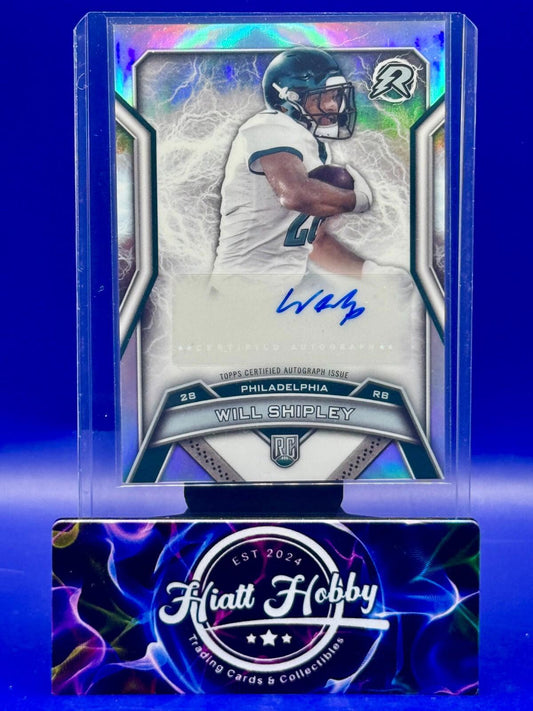 2024 Topps Resurgence - Will Shipley #RRS-WS (RC, AU) - Refractor Auto (AU, RC)