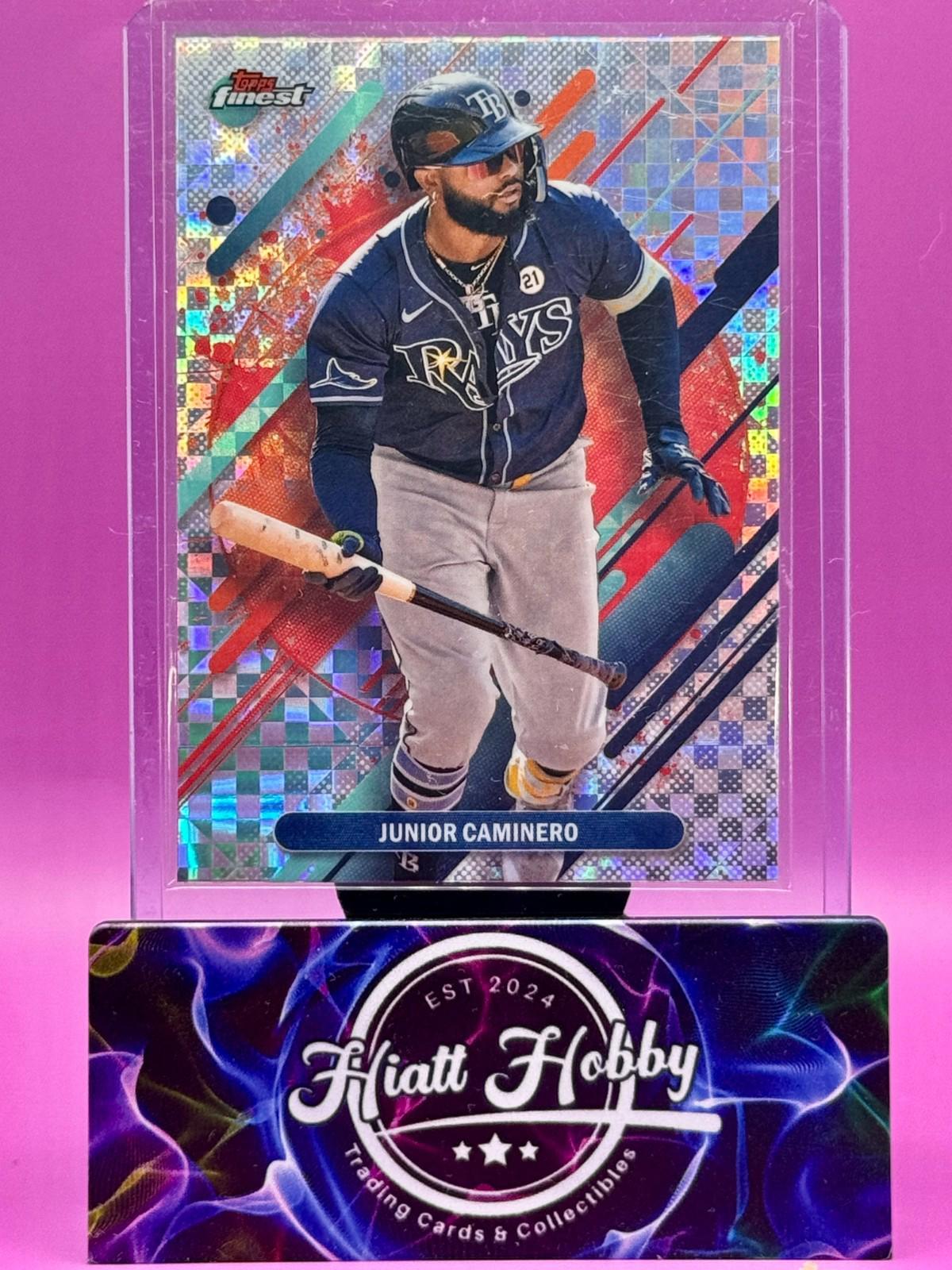 2025 Topps Finest - Junior Caminero #266 - Rare - X-Fractor