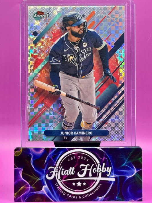 2025 Topps Finest - Junior Caminero #266 - Rare - X-Fractor