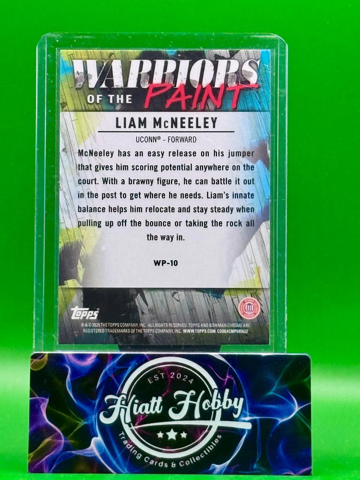 2024-25 Bowman U Chrome - Liam McNeeley - Warriors of the Paint X-Fractor
