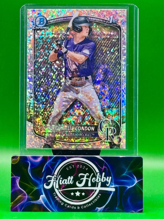 2025 Bowman Chrome - Charlie Condon #BCP-75 - Mini Diamond Refractor