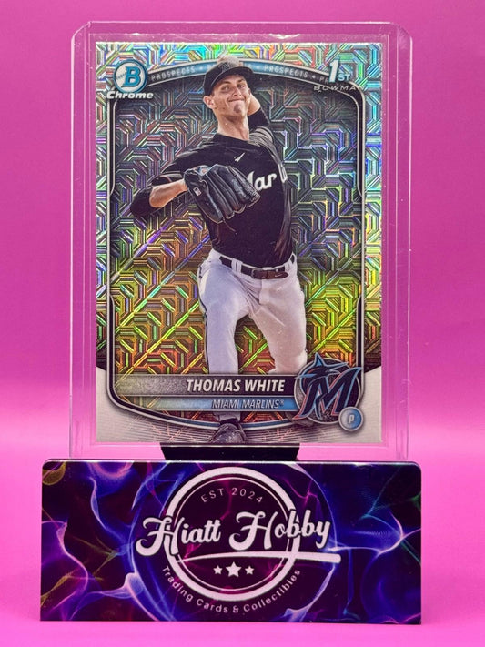 2025 Bowman Chrome - Thomas White #BCP-69 - Mojo Refractor