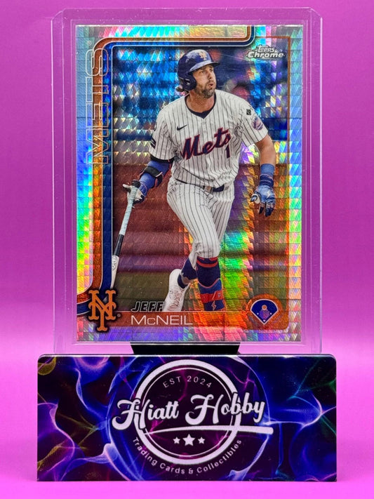 2025 Topps Chrome - Jeff McNeil #167 - Prism Refractor