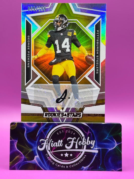 2023 Panini Rookies & Stars - Signatures #84 George Pickens /299 (AU)