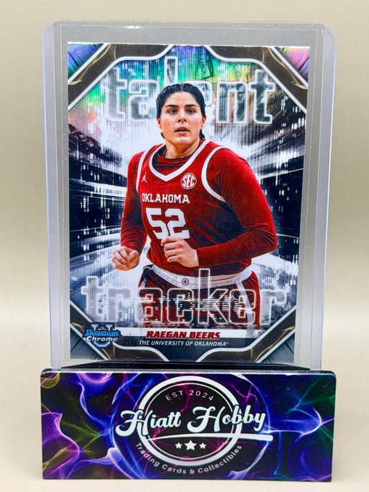 2025-26 Bowman Chrome Basketball #TT-7 Reagan Beers - Talent Tracker - Refractor