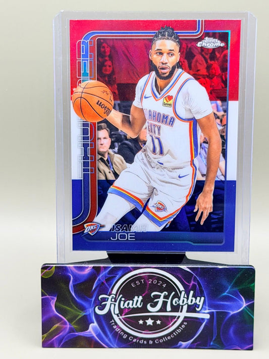 2025-26 Topps Chrome - Isaiah Joe #121 - Red White & Blue