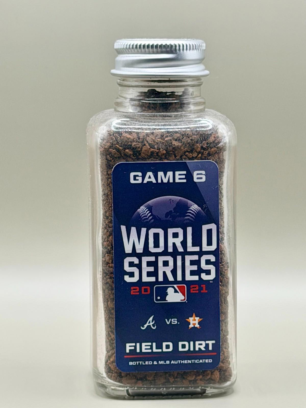 2021 World Series Game 6 Field Dirt - Braves World Series Champs