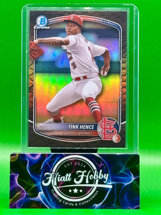 2025 Bowman Chrome - Tink Hence #BCP-101 - Reptillian Refractor