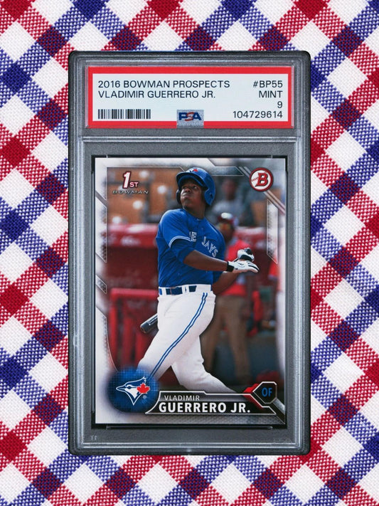 2016 Bowman Prospects - Vladimir Guerrero Jr #BP-55 - PSA 9 (RC)