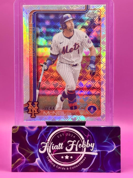 2025 Topps Chrome Logofractor - Jeff McNeil #167
