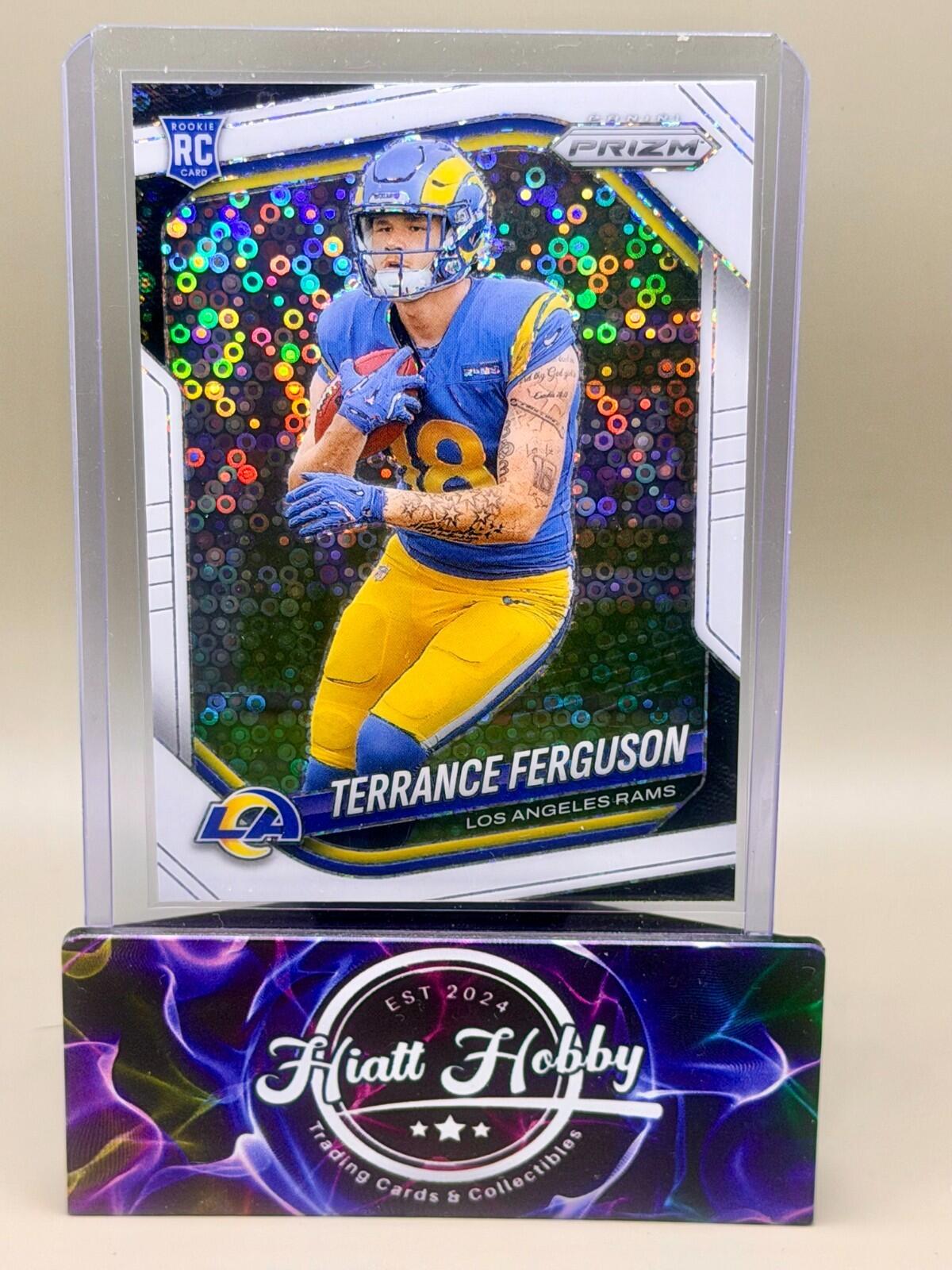 2025 Panini Prizm Football - #379 Terrance Ferguson - White Disco Prizm (RC)