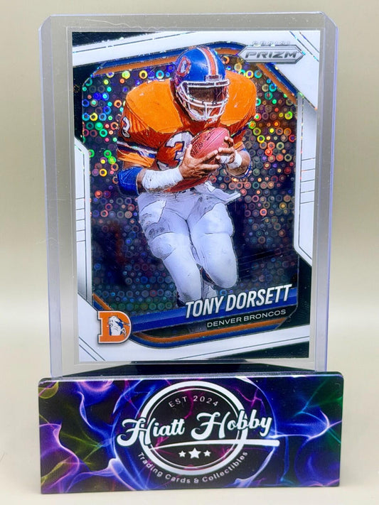 2025 Panini Prizm Football - #260 Tony Dorsett - White Disco Prizm